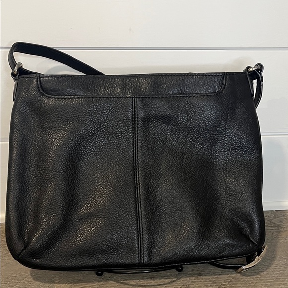 Brighton - Vintage - Heritage Collection - Rex Messenger Black Crossbody Purse - Picture 6 of 12